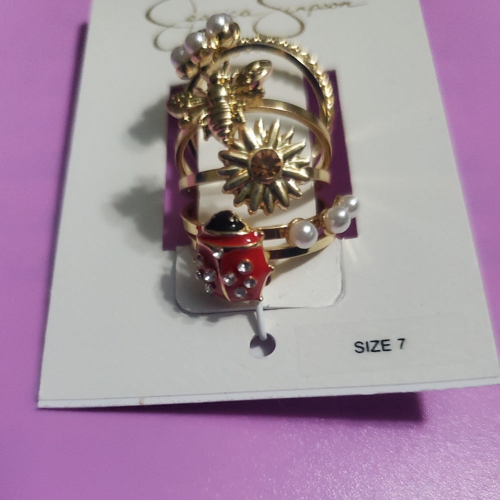 Jessica Simpson Spring  Ring Set 🌻 - Picture 4 of 11